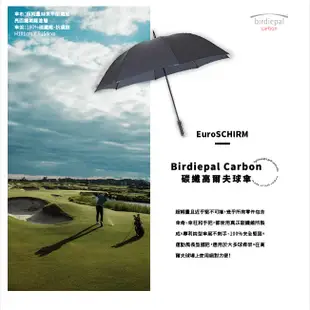 【CampingBar】德國EuroSCHIRM Birdiepal Compact 碳纖高爾夫球傘 雨傘 雨天