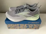NEW Brooks Levitate 6 Men’s Running Shoes - Gray/Green - Sz 11.5