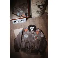 在飛比找蝦皮購物優惠-《舊贖古著》80s Avirex USN G-1 飛行夾克 