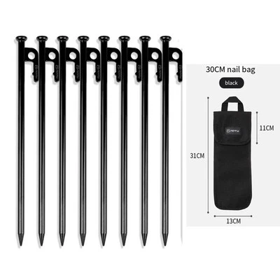 30CM Heavy Duty Tent Stakes for Secure Camping Easy Install and Removal