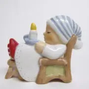 NEW Goebel NORDIC CHRISTMAS Sweet Dreams GNOME Sleeping Tomte Elf Figurine VHTF