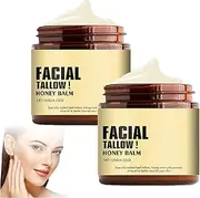 Whipped Beef Tallow and Honey Balm, Grass Fed Grass Finished Organic Face Cream, Whipped Tallow Honey Balm Face, Tallow and Honey Balm, Finished Tallow Face Cream, Body Lotion Lip Balm Skin Care (2)