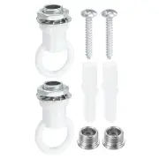 37mmx21mm Ceiling Hook, 2 Pack Screw Hooks Light Fixtures Accessory White