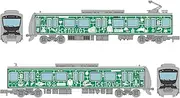 Tomytec Railway Collection 337652 Shizuoka Railway A3000 Type CENOVA Train 2-Car Set J Diorama Supplies