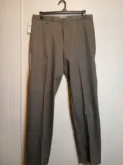 NWT Dockers Easy Khaki Straight Fit Flat Front Gray Mens Sz 36X34 Pants