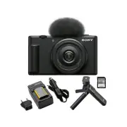 Sony ZV-1F Vlog Camera for Content Creators and Vloggers (Black) Bundle with ...