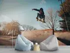 3D Figure skating Wallpaper Wall Mural Removable Self-adhesive 118