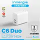 台達Innergie C6 Duo(摺疊版)63瓦 USB-C 雙孔萬用充電器(支援PD/QC快充) 公司貨