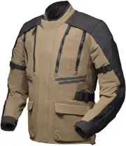 Modeka Lucano, textile jacket waterproof , color: Light Brown/Black , size: S