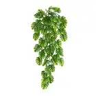 Small Silk Tropical Palm Leaves Vine Artificial Turtle Leaf Rattan Plants6537
