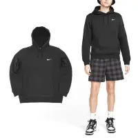 在飛比找momo購物網優惠-【NIKE 耐吉】帽T NSW Hoodie 黑 白 連帽 