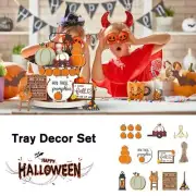 Decorative Trays Signs Halloween Tray Decor Tray Decor Tray Items Tiered W5S7