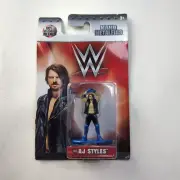 WWE A.J. Styles Nano Metalfigs Mini Figure 1.75" Jada Toys 2017 NIB Factory Seal