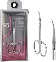 STALEKS PRO Expert SE-50/2 Professional Cuticle Scissors Ergonomic Rings Stainless Steel