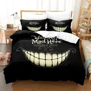 v1339 Bed Sheets Bedding Set Duvet Cover Sets Comforter Bed Linen Twin Queen King Single Size Room Decor Kids Adult 3-Piece Bedding Set (1 Duvet Cover