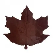 3D Printed Brown Maple Leaf Trinket Dish