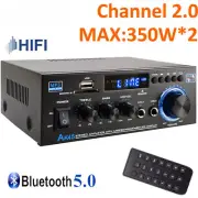 Digital Amplifier AK45 Bluetooth MP3 Channel 2.0 Sound AMP Support 90V-240V New