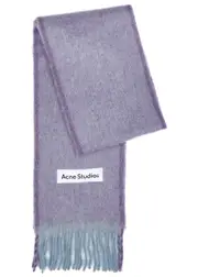 Acne Studios Vally Alpaca-blend Scarf - Purple One Size