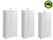 Torridge (Aussie Made) 2 Door 2 Drawer Wardrobe Collection - Assorted Painted Colours - Starting From $1799 - Includes Free Optional Upgrade To Full Extension Runners (Valued Up To $500)