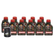 10L Motul 8100 X-CLEAN EFE 5W30 Wix Filter Motor Oil Change Kit API SN