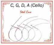 New Paititi Cello String Set 4/4 Size Cello Premium Quality Steel Core Ball End