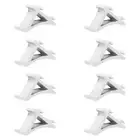 8Pcs Freezer Shelf Clips Freezer Cooler Shelf Support Shelf Refrigerator Supp...