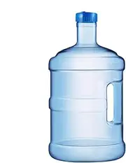 Reusable Water Bottle - Large Capacity, Portable Handle | Food Grade Water Storage Tank for Camping, Hiking, Travel | Durable Leak- Gallon Pouch,