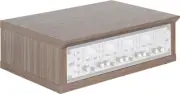 Gator Frameworks Elite 2U Desktop Studio Rack - Driftwood Grey
