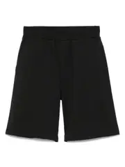 [Moncler Enfant] cotton jersey shorts 10 Black