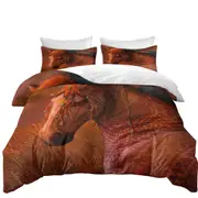 Horse Art African Masai War Pony Quilt Cover