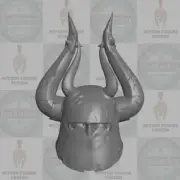Chaos Warrior v3 custom head for Mythic Legions & other action figures