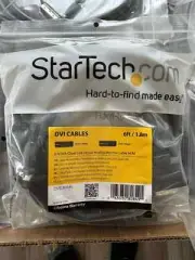 StarTech 6’ DVI-I Dual Link Digital Analog M-M DVI Cable 6ft 1.8m