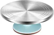 Aluminium Alloy Revolving Cake Stand 12" Rotating Cake Turntable for Cake
