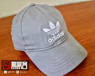 【驚嚇客】Adidas 老帽 三葉草 黑 灰 卡其