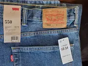 Levi's 550 Relaxed Fit Big and Tall W50 L34
