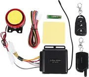 SWOOMEY Motorcycle Theft Alarm System with Remote Control Loud Siren Flashing Lights Sensitivity Suitable for Dcv Motorcycles and Scooters