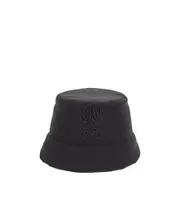 Puffer bucket hat in nylon 58 Black