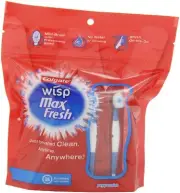 Colgate Max Fresh Wisp Mini Travel Toothbrushes 16 Count Freshens Breath