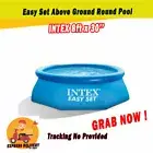 8ftx30in INTEX Easy Set Pool Round Above Ground Inflatable Swimming Express Ship