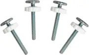 4 Pack M10 Extra Long Pressure Gates Threaded Spindle Rods,10Mm Baby Kids Pet...