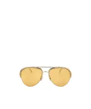 Geometric frame sunglasses 60 Yellow