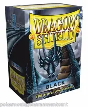100 Black Dragon Shield Protective Sleeves for cards deck protector card sleeves