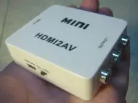 在飛比找Yahoo!奇摩拍賣優惠-HDMI轉AV端子 轉換器 連接線/HDMI to AV/H