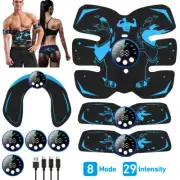 Smart Abs EMS Muscle Stimulator Full Body Arm Hip Abdominal Trainer Toning Belts