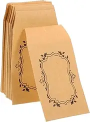 HOODANCOS Self Sealing Paper Envelopes Budgeting Cash Bags 50pcs Mini Money Envelopes Small Coin Bags Money Storage