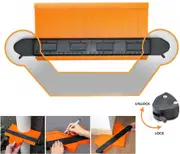 10'' Upgrade Contour Gauge Profile Tool Contour Duplicator ABS With 2 Lock Saker
