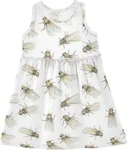 [Caihoyu] Girl Dresses Toddler Swing Casual Sundresses Birthday Party, Multicolor13, 4 Years