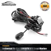 10ft 1-Lead Wiring Harness Kit ON-OFF Switch Relay for LED Work Light Pods Bar