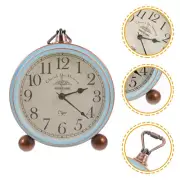 Vintage Shelf Clock Silent Non- Ticking Table Exquisite Workmanship