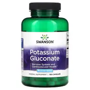 Swanson, Potassium Gluconate, 99 mg, 100 Capsules